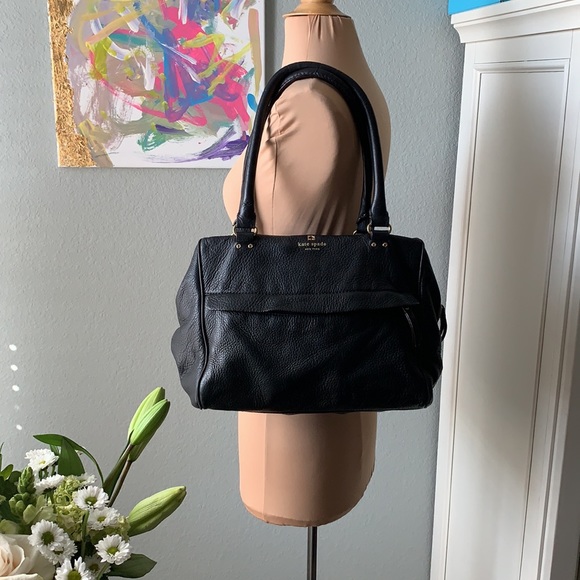 Kate Spade Black Leather Shoulder Bag